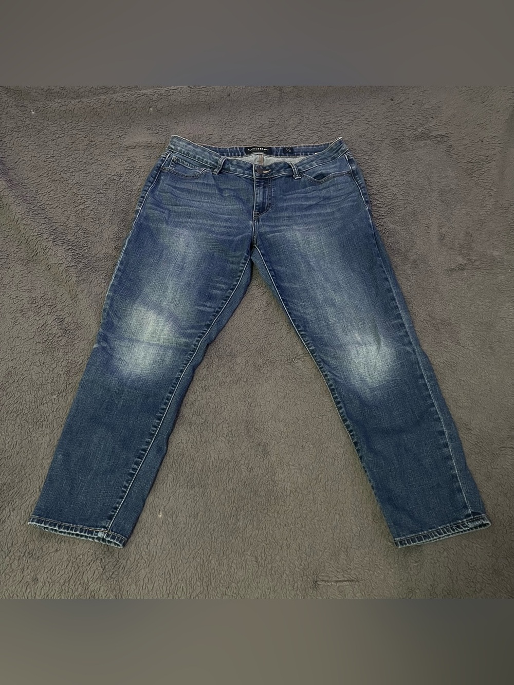 Lucky Brand Women’s Straight Leg Jeans Size 12/31 Medium Wash Denim